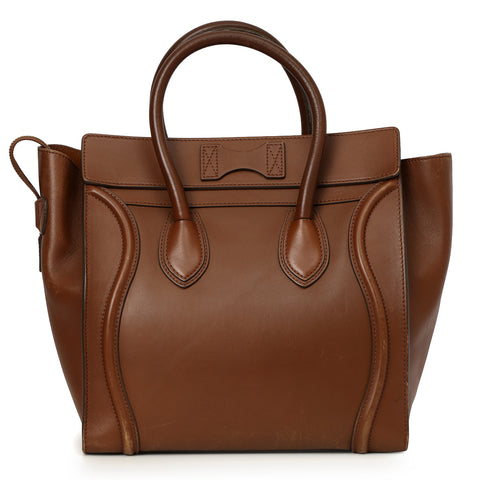 Luggage Mini Brown Sienna Leather Tote