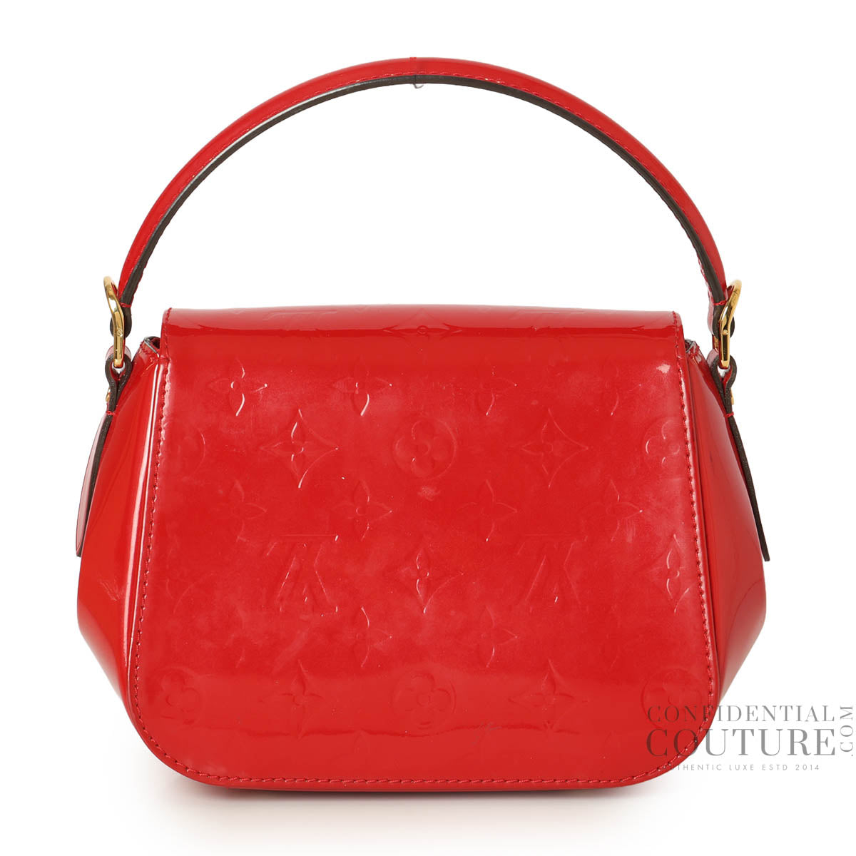 Cerise Monogram Vernis Pasadena Bag