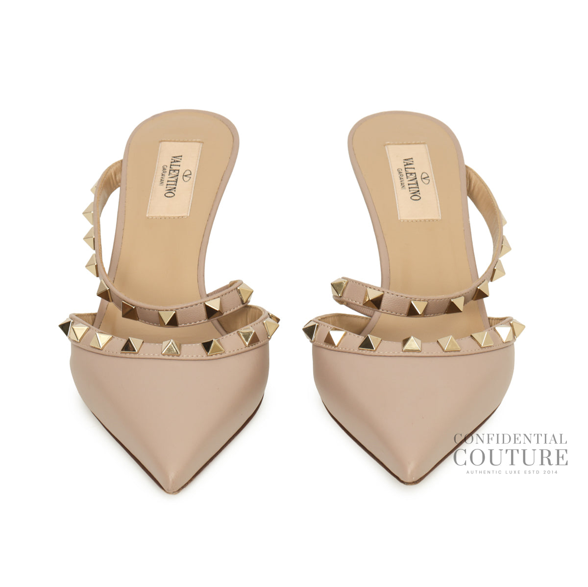 Poudre Rockstud Heeled Mules | EU 36.5 | US 6.5 | UK 3.5