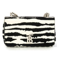 Suede Zebra Small Lola Bag