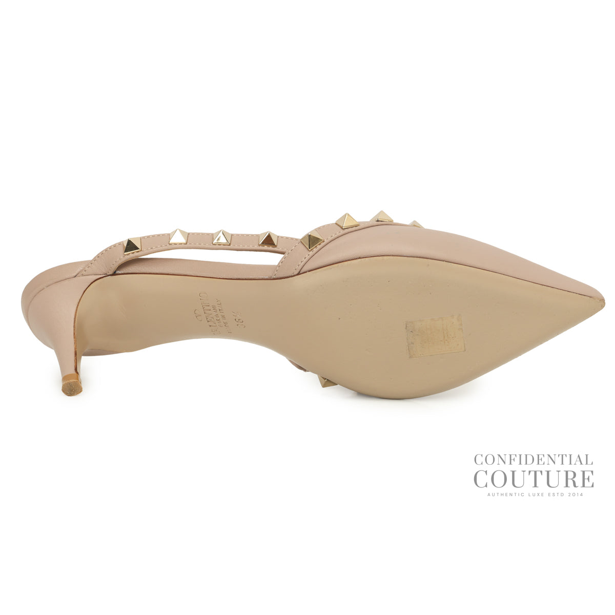 Poudre Rockstud Heeled Mules | EU 36.5 | US 6.5 | UK 3.5