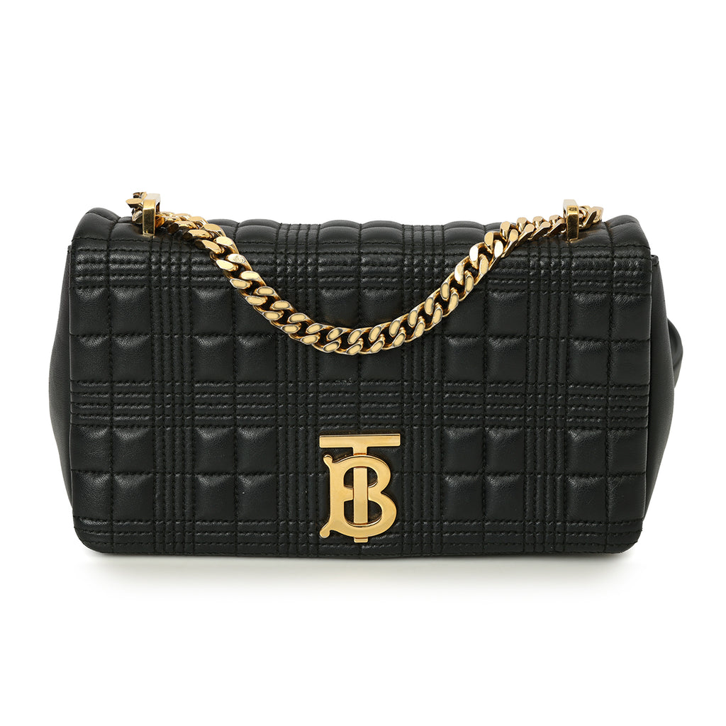 Black Quilted Leather Small Lola Bag – Confidential Couture