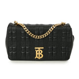 Black Quilted Leather Small Lola Bag