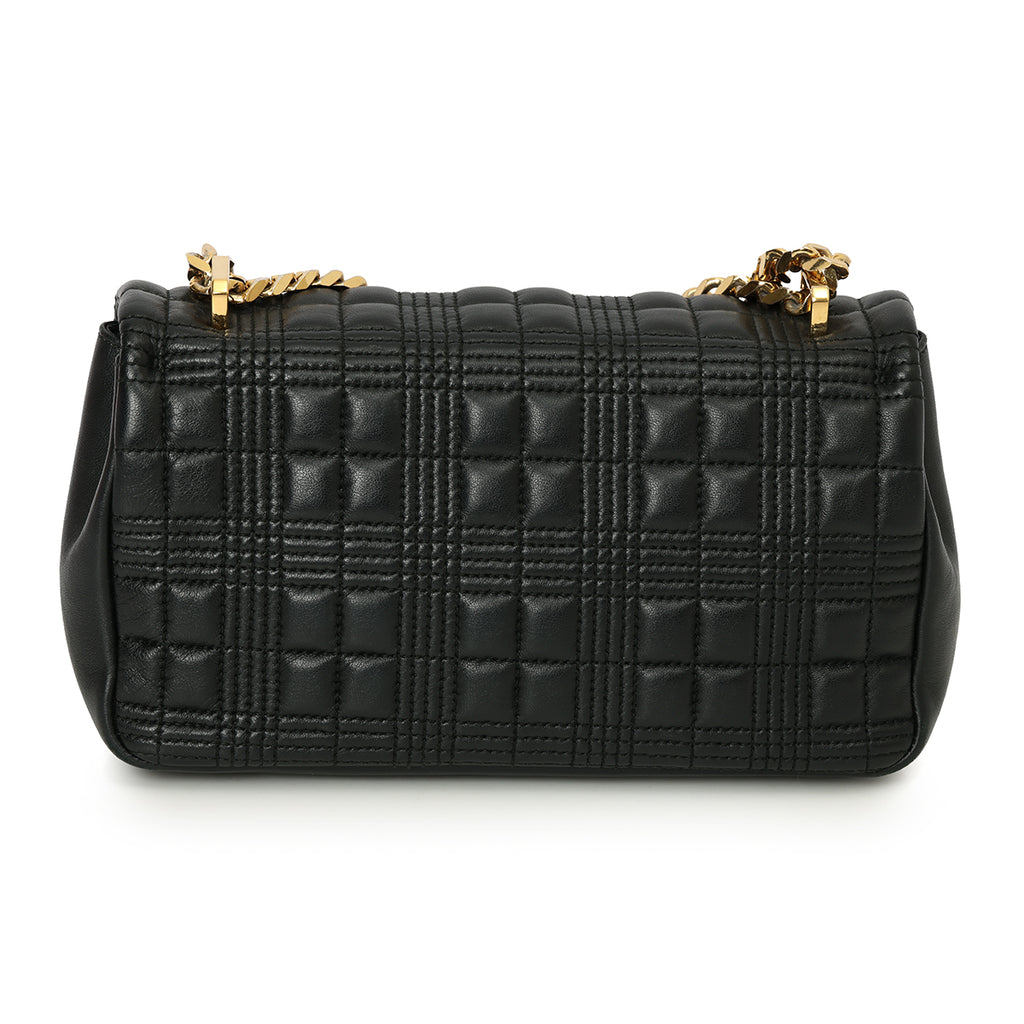 Black Quilted Leather Small Lola Bag – Confidential Couture