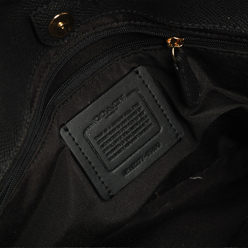 Coach mini lillie carryall sling bag with detachable strap black