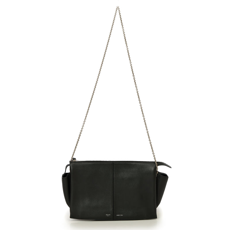 Trifold Chain Clutch Bag