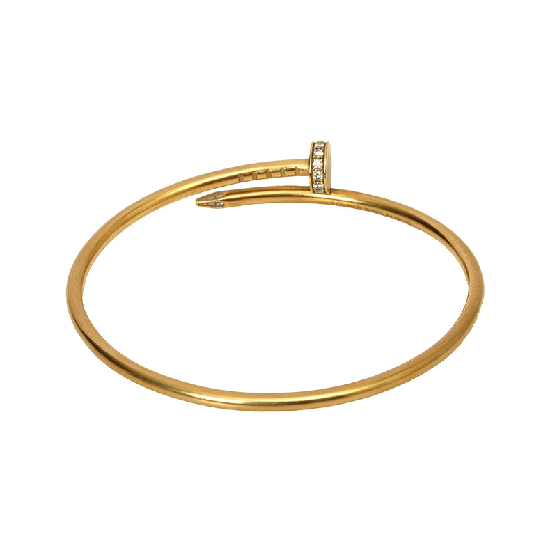 Pre-loved Cartier Bracelet Classic Model With Diamonds