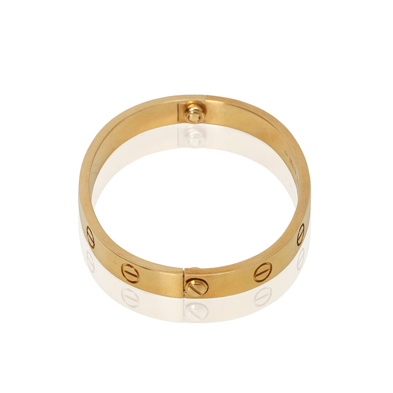 Women pre loved cartier love bracelet classic model size 15