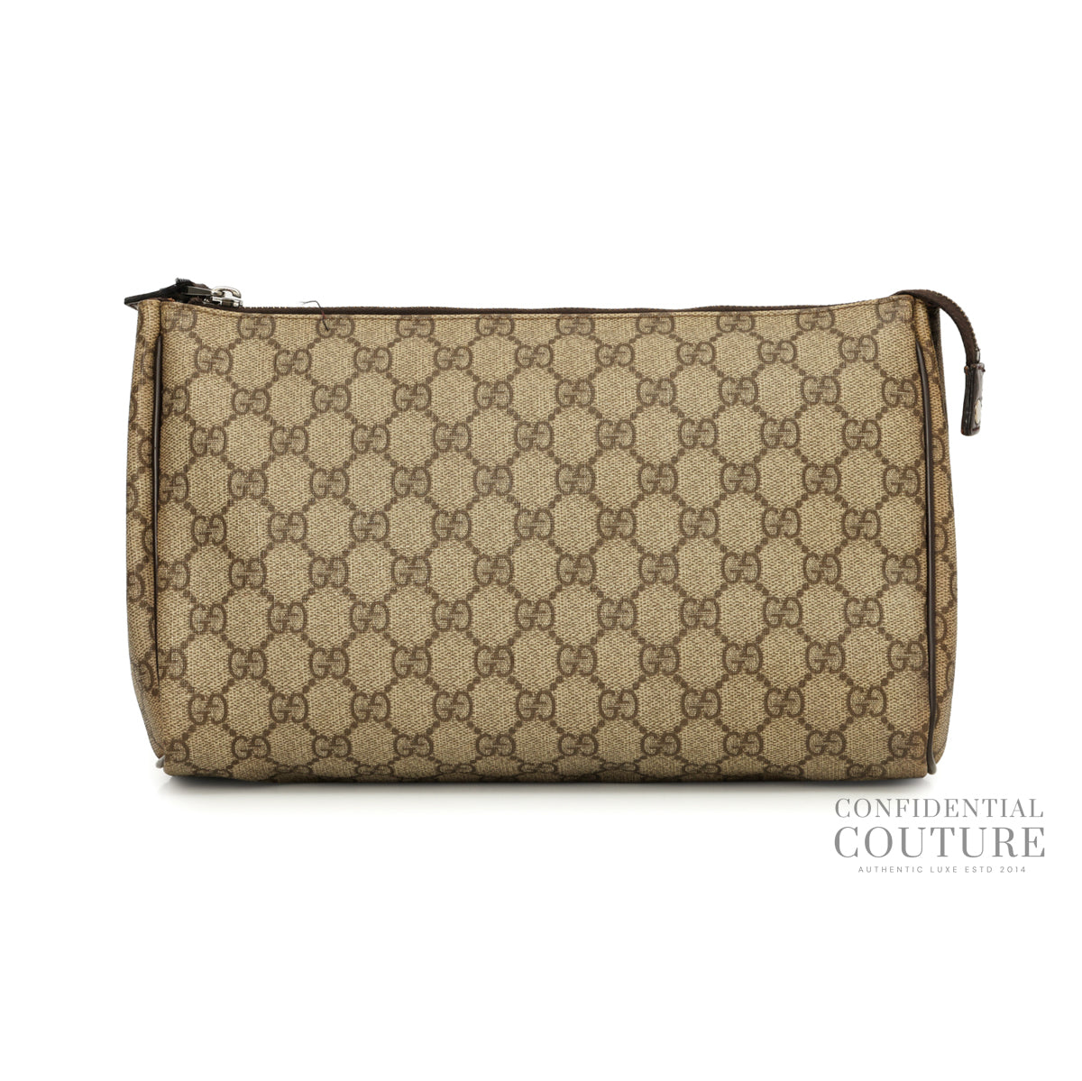 Beige/Ebony GG Plus Canvas Pochette