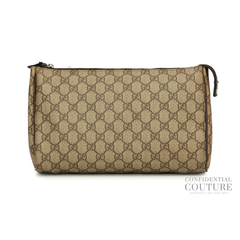 Beige/Ebony GG Plus Canvas Pochette