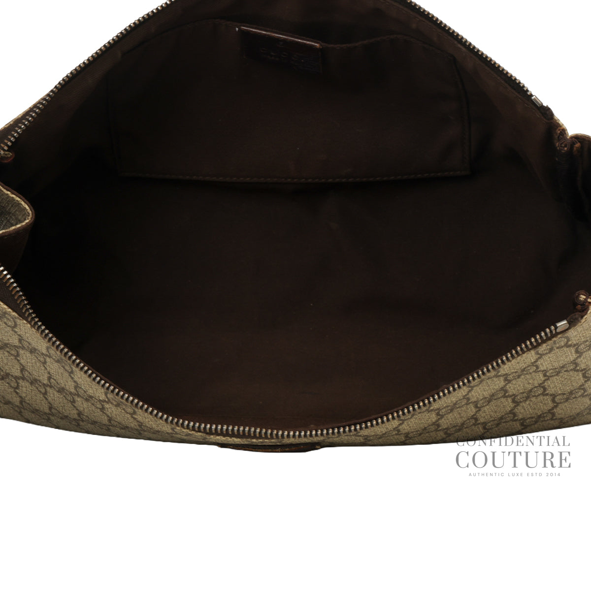Beige/Ebony GG Plus Canvas Pochette