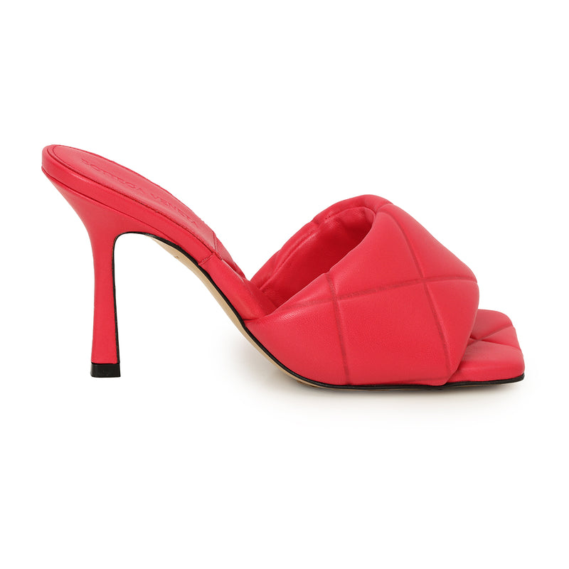 Pre-loved Bottega Veneta Lido Lollipop Red Sandals Size: 36
