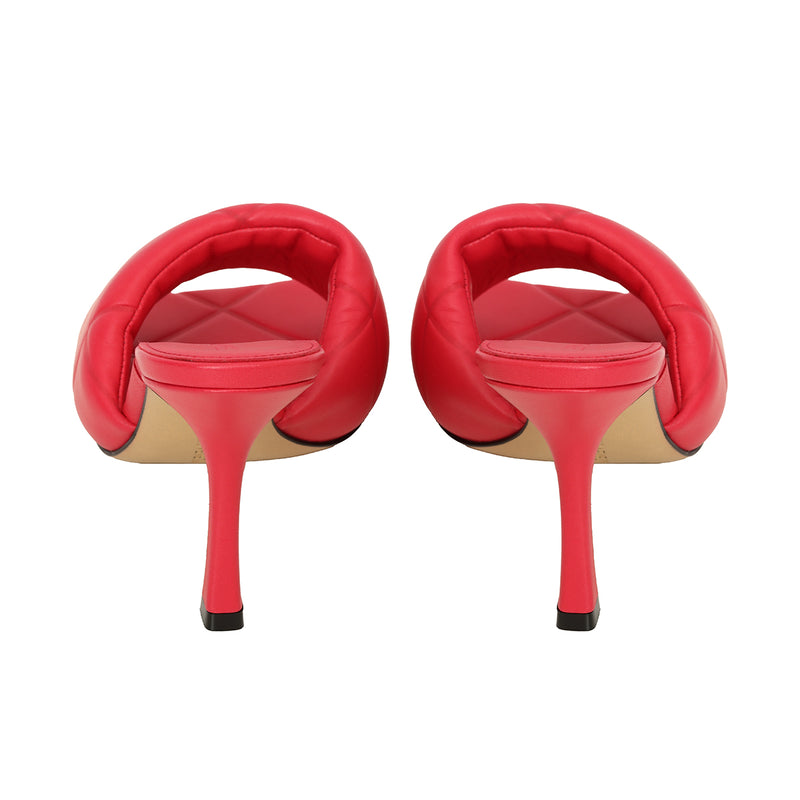 Bottega veneta red sandals sale