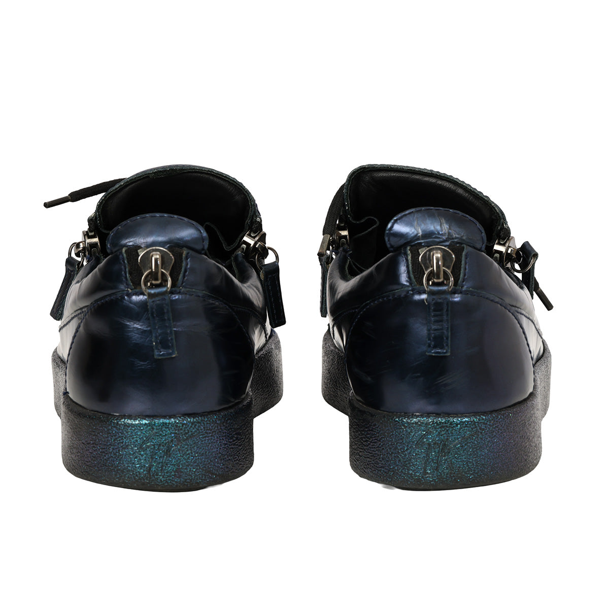 Men Frankie Leather Lace Up Sneakers Size 46