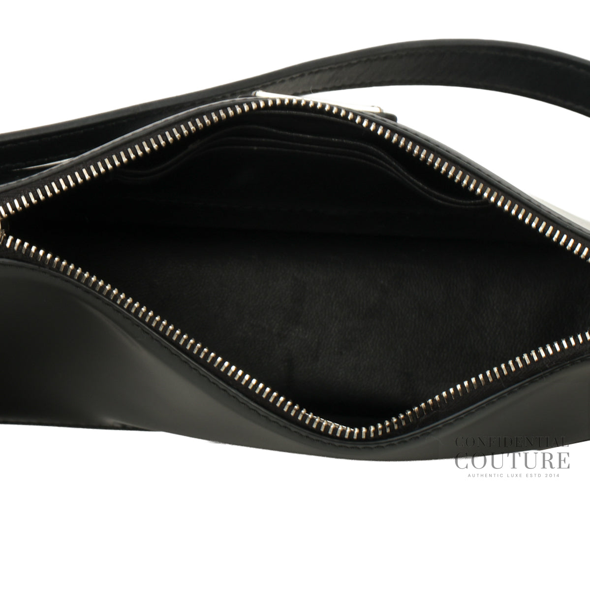 Spazzolato Black Patent leather Mini Bag