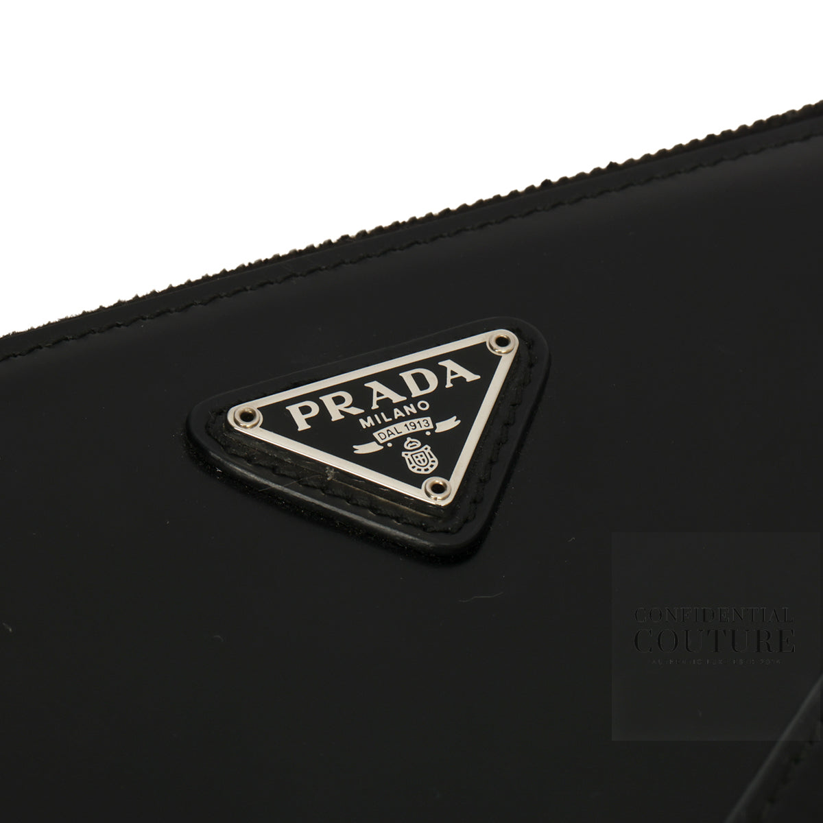 Spazzolato Black Patent leather Mini Bag