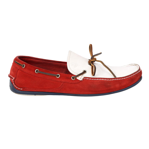 Red and White Moccasin - 11