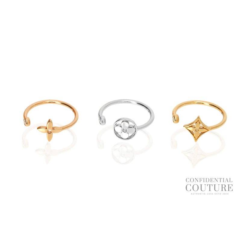 Idylle Blossom Ring, 3 Golds And Diamonds | 51