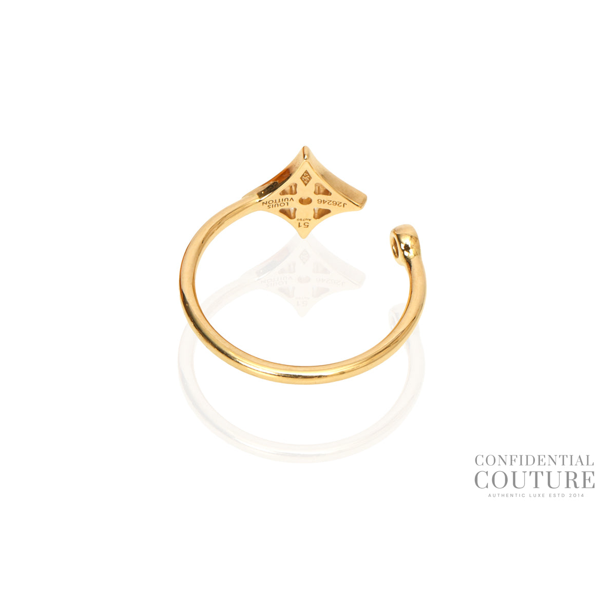 Authentic Pre-Loved — Idylle Blossom Ring, 3 Golds And Diamonds | 51 — View 6
