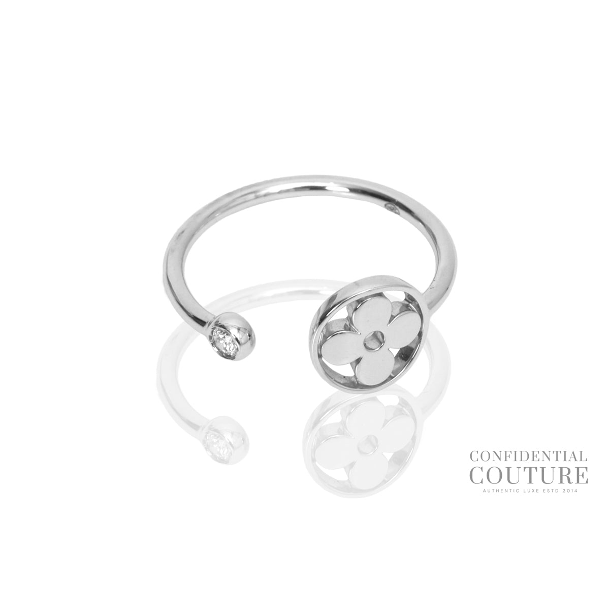 Authentic Pre-Loved — Idylle Blossom Ring, 3 Golds And Diamonds | 51 — View 7