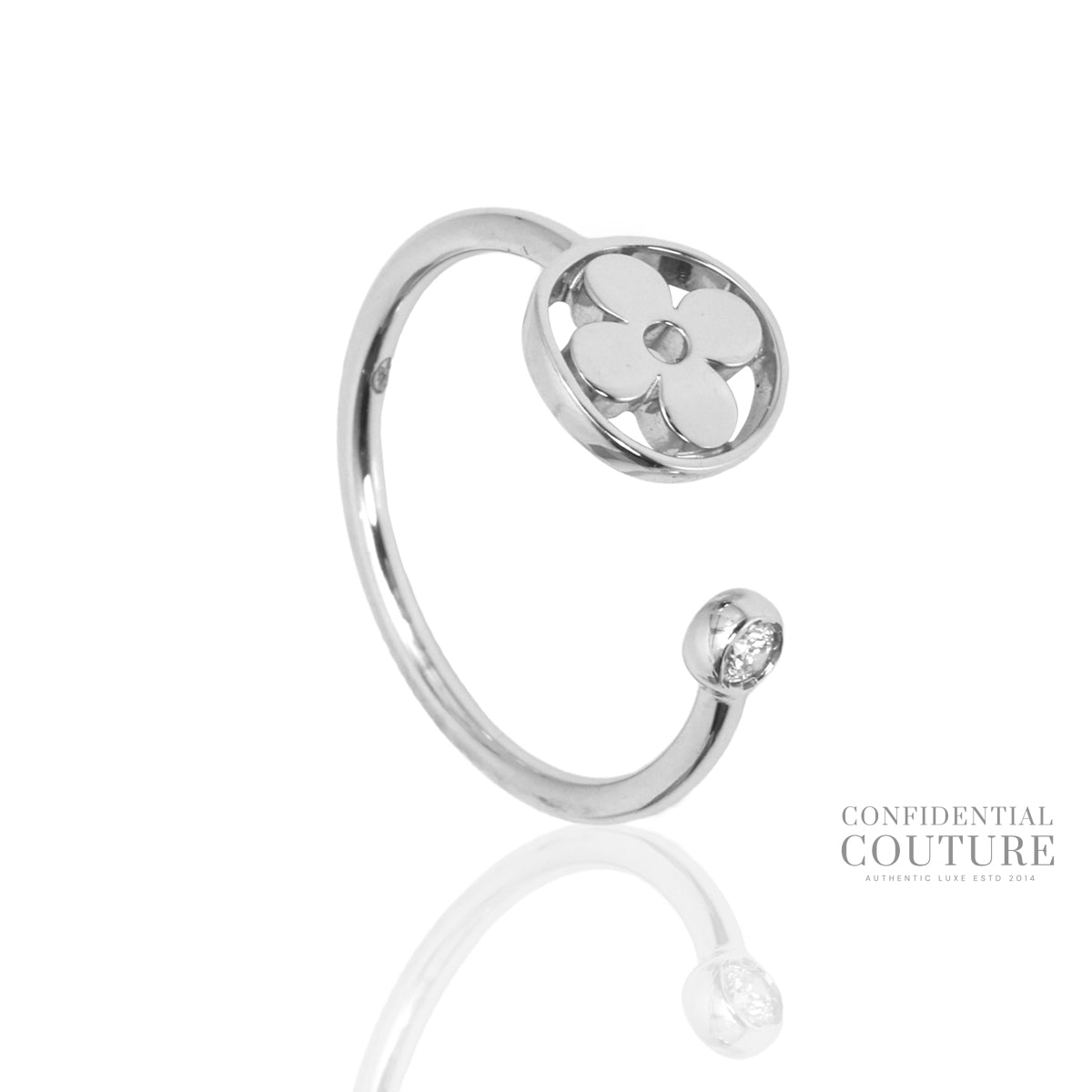 Authentic Pre-Loved — Idylle Blossom Ring, 3 Golds And Diamonds | 51 — View 8