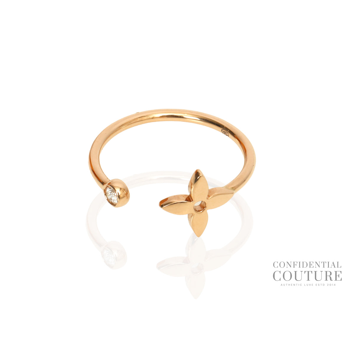 Authentic Pre-Loved — Idylle Blossom Ring, 3 Golds And Diamonds | 51 — View 10