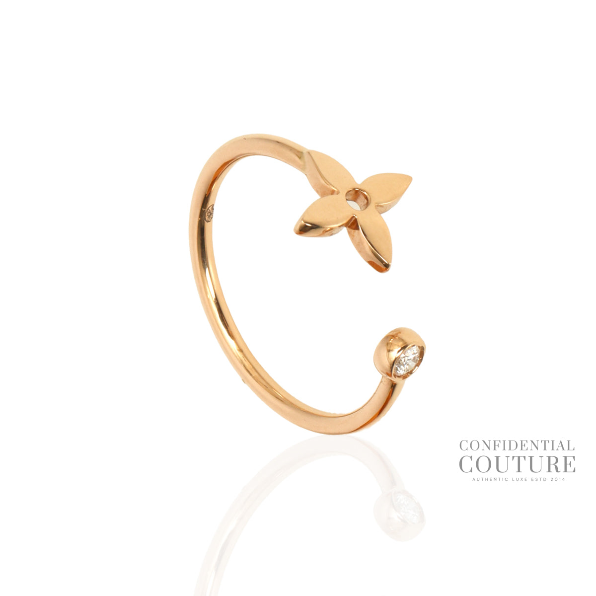 Authentic Pre-Loved — Idylle Blossom Ring, 3 Golds And Diamonds | 51 — View 11