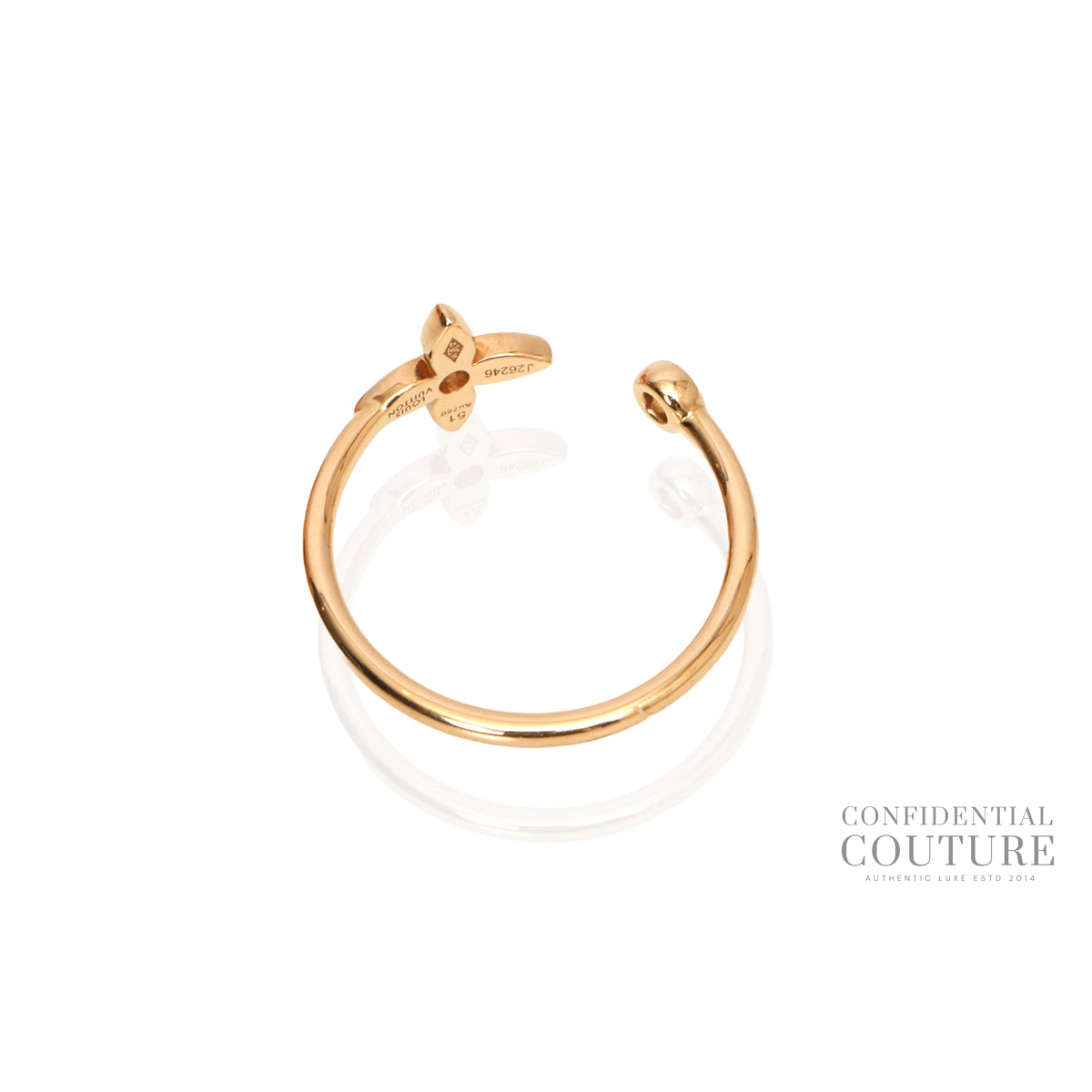 Authentic Pre-Loved — Idylle Blossom Ring, 3 Golds And Diamonds | 51 — View 12