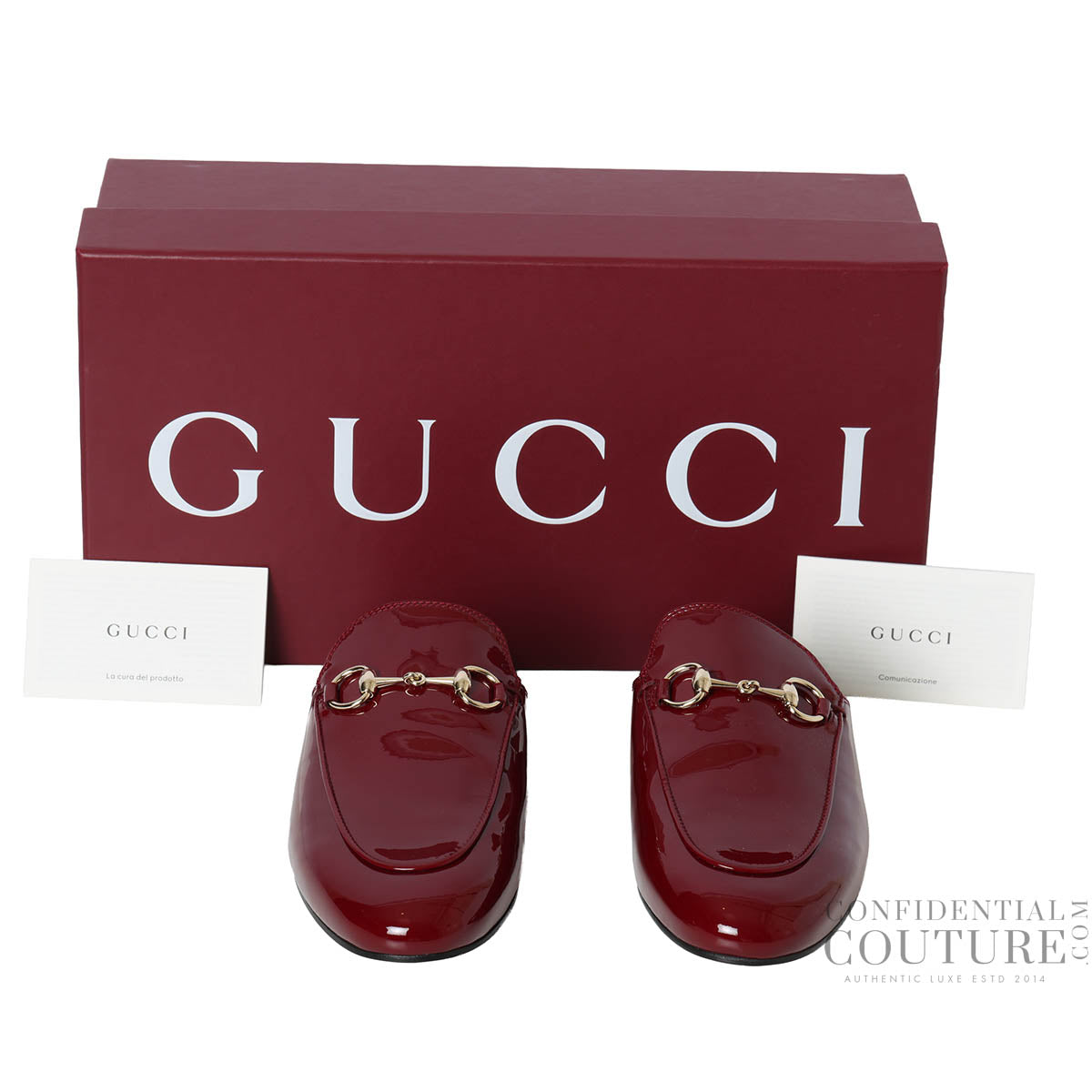 Women's Princetown Red Patent Leather Loafer Slip-On's - size 36