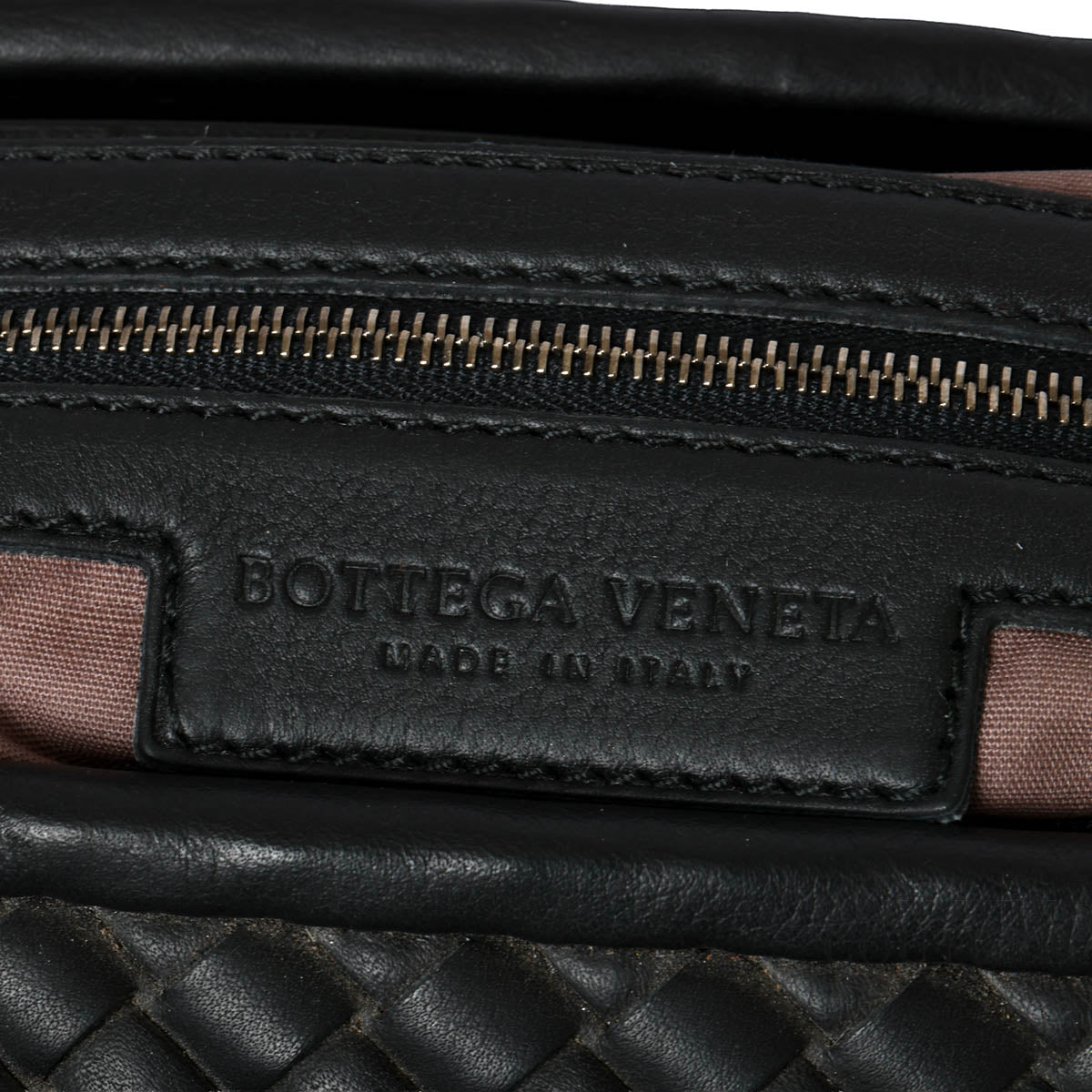 Black Intreciatto Duffle Bag