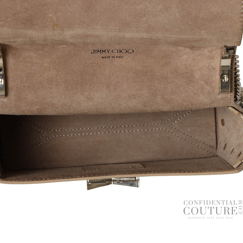 Jimmy choo silver petite lockett shoulder bag sale price