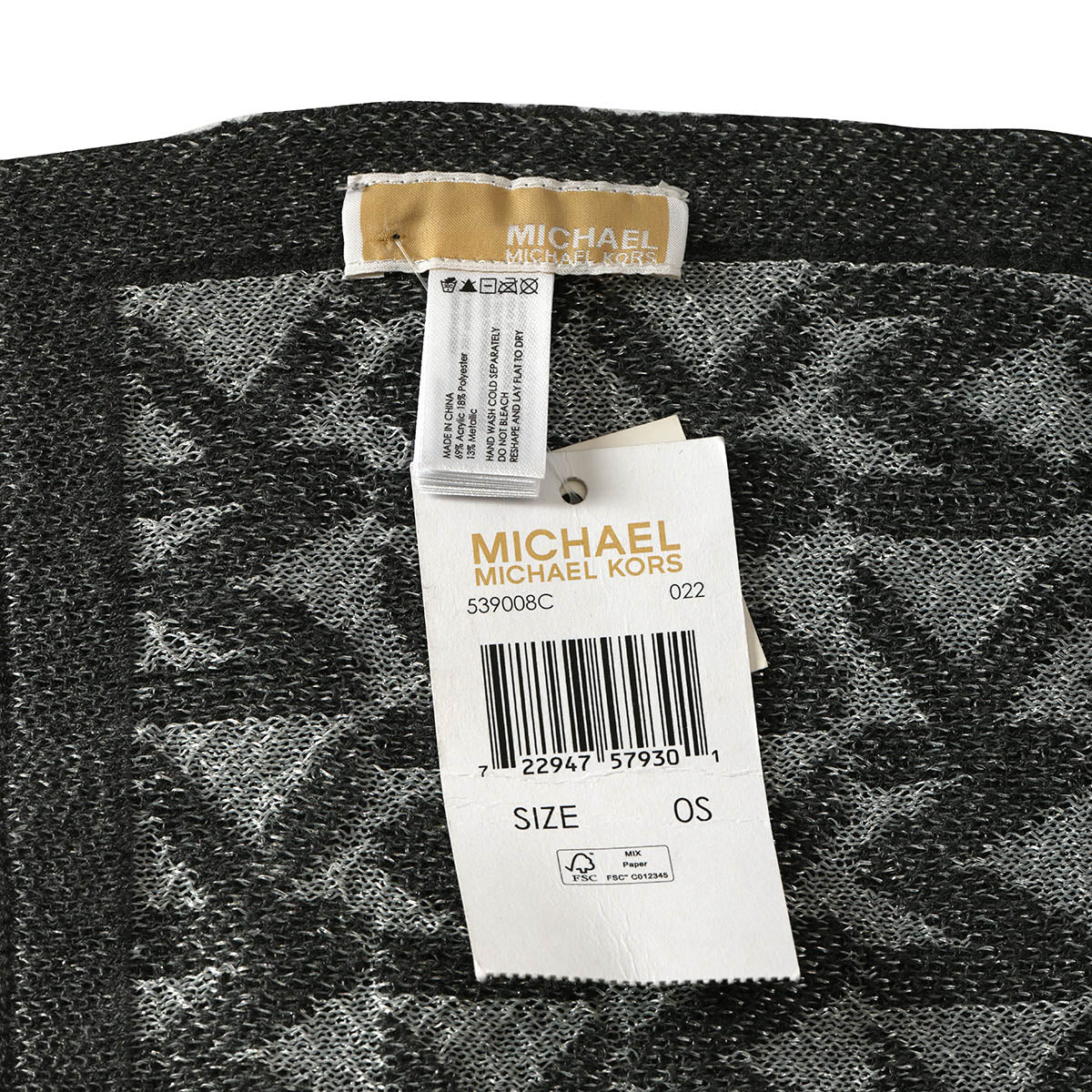 Monogram Print Scarf