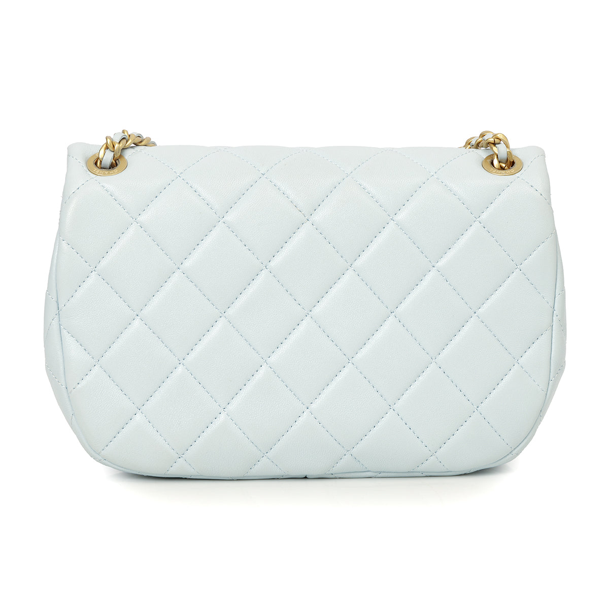 Charm And Logo Flap Bag One Size