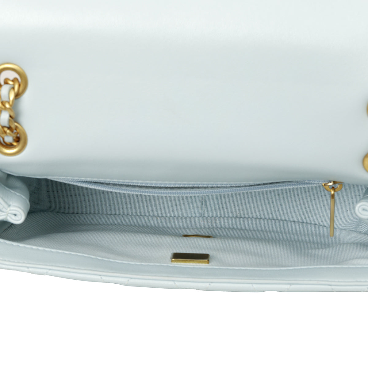 Charm And Logo Flap Bag One Size