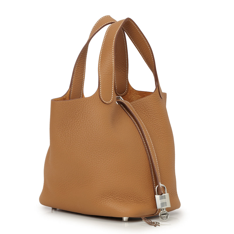 Pre-loved Hermes Picotin 18 Gold/Silver