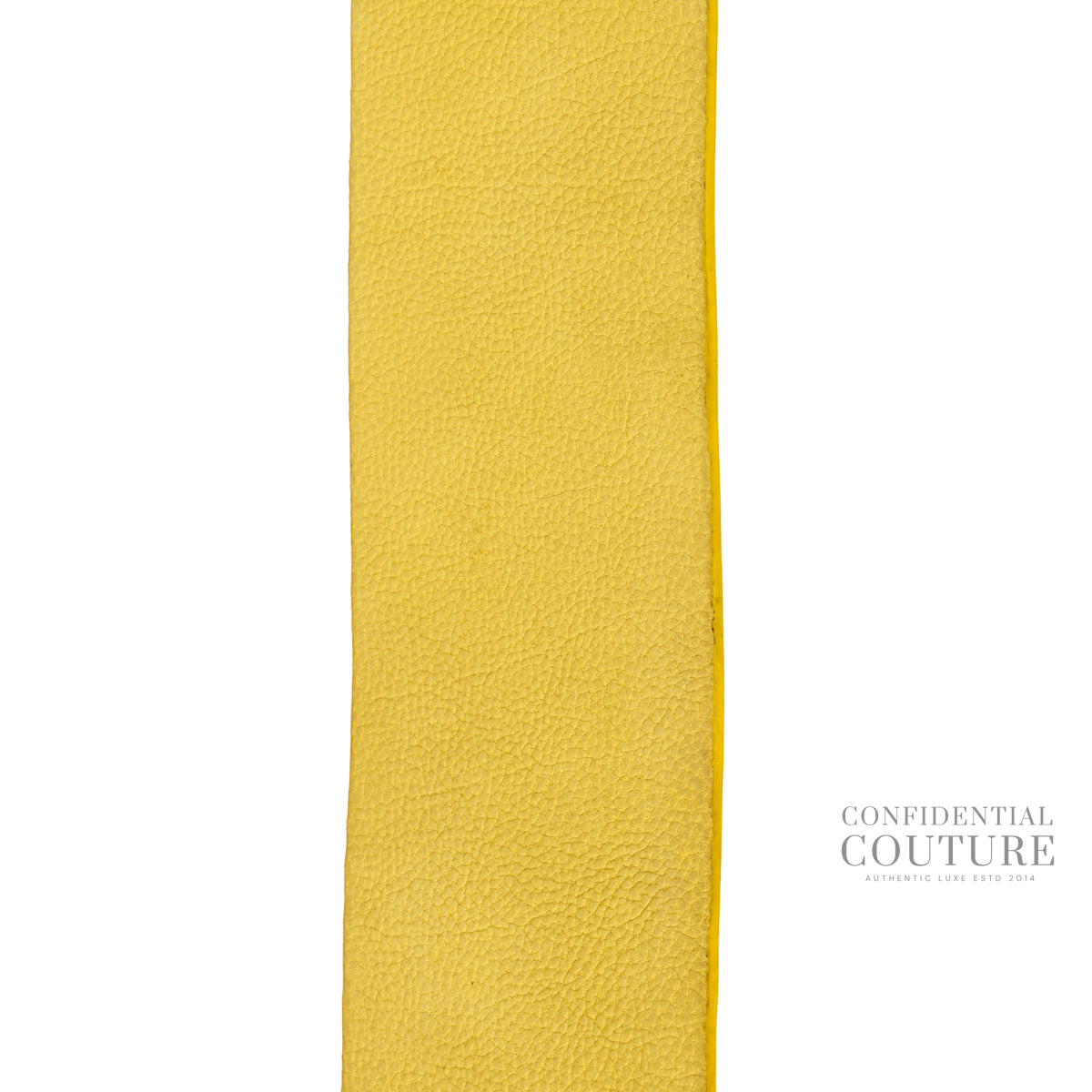 Yellow Python Trim Belt For Women | 80 cm
