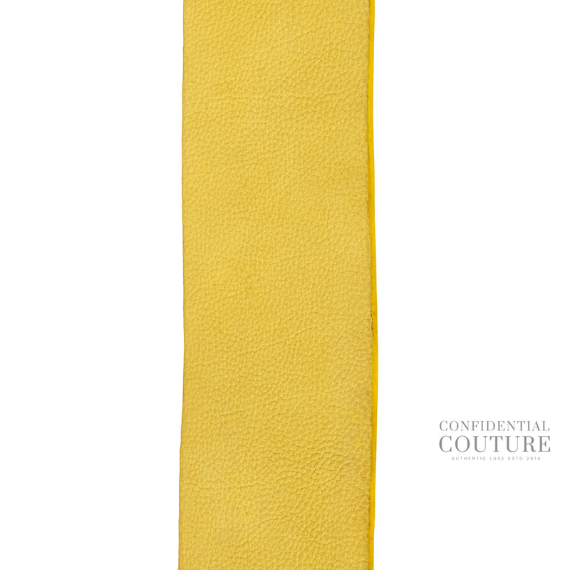 Yellow Python Trim Belt For Women | 80 cm