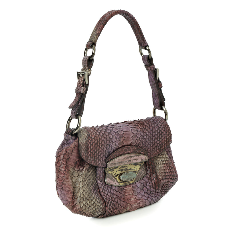 Python Pushlock Shoulder Bag One Size
