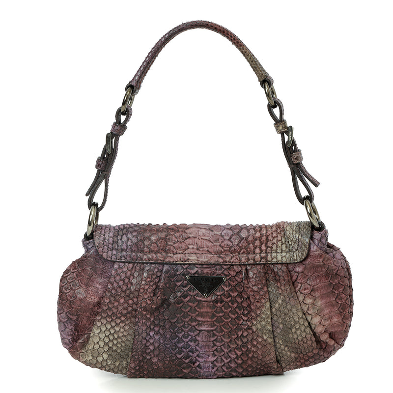 Python Pushlock Shoulder Bag One Size