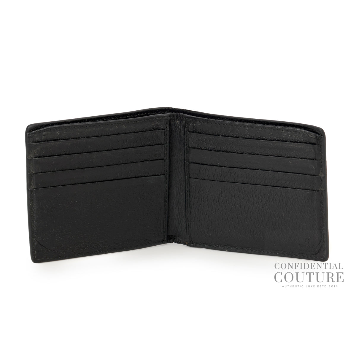 GG Marmont Black Bi-Fold Card Case Wallet
