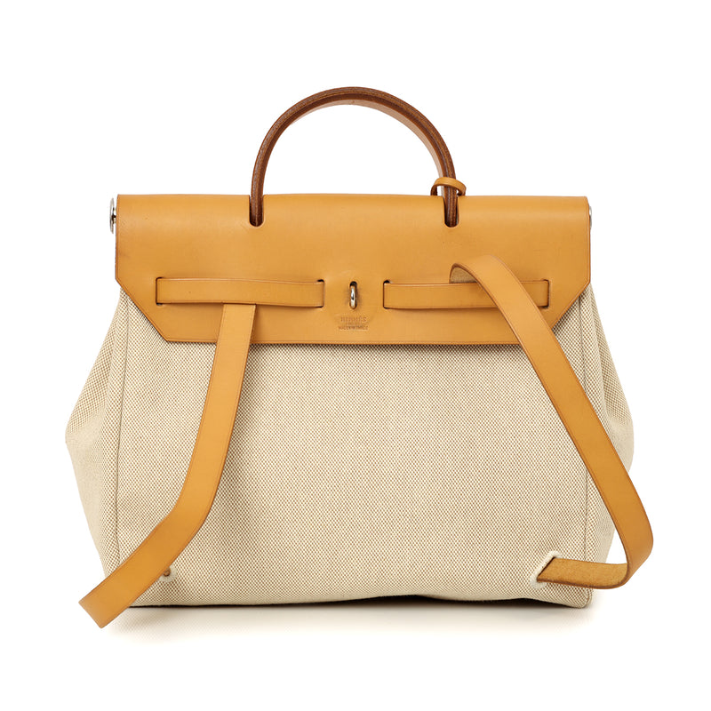 Women pre loved hermes herbag gm bag