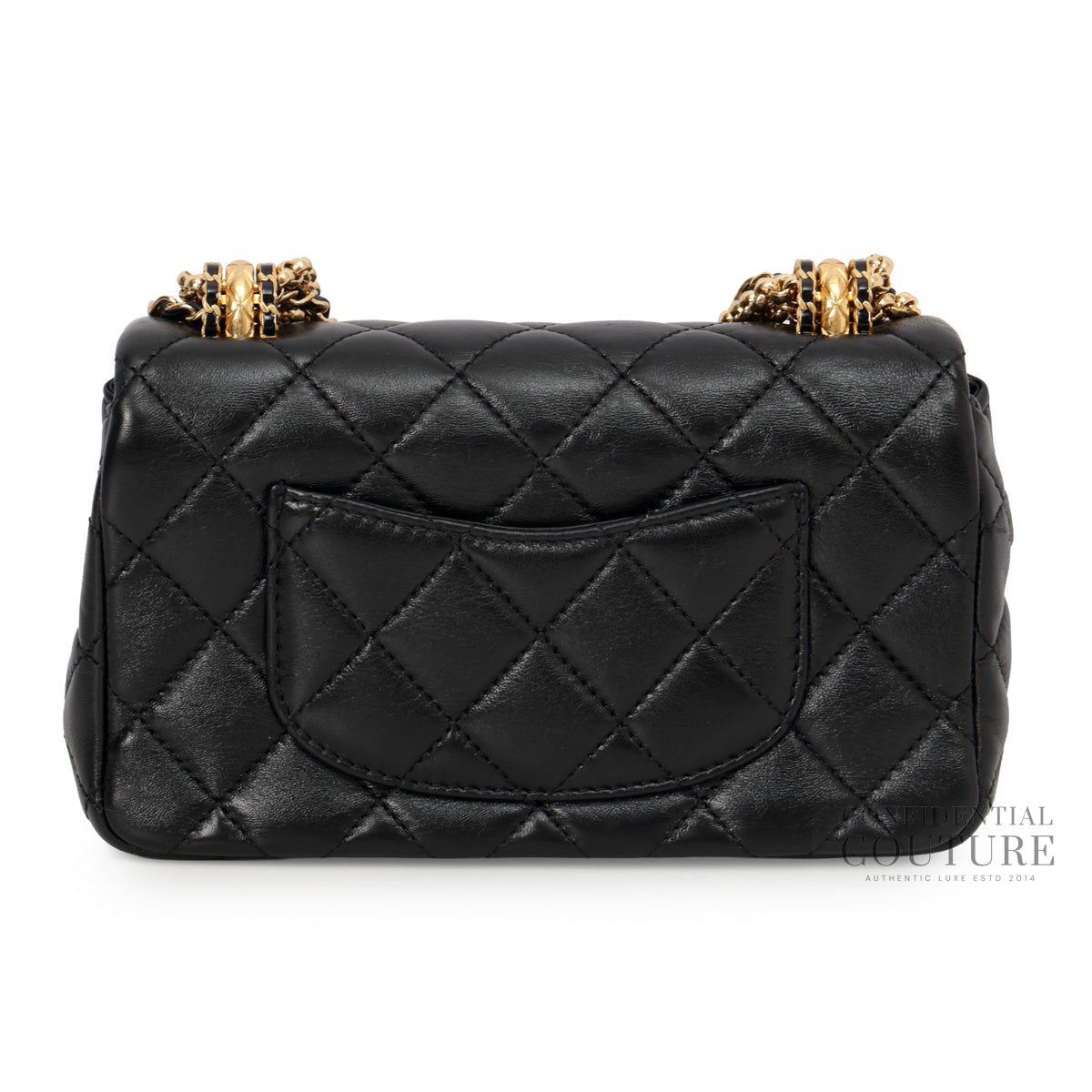 2024 Paris-Manchester Black Mini Flap Bag