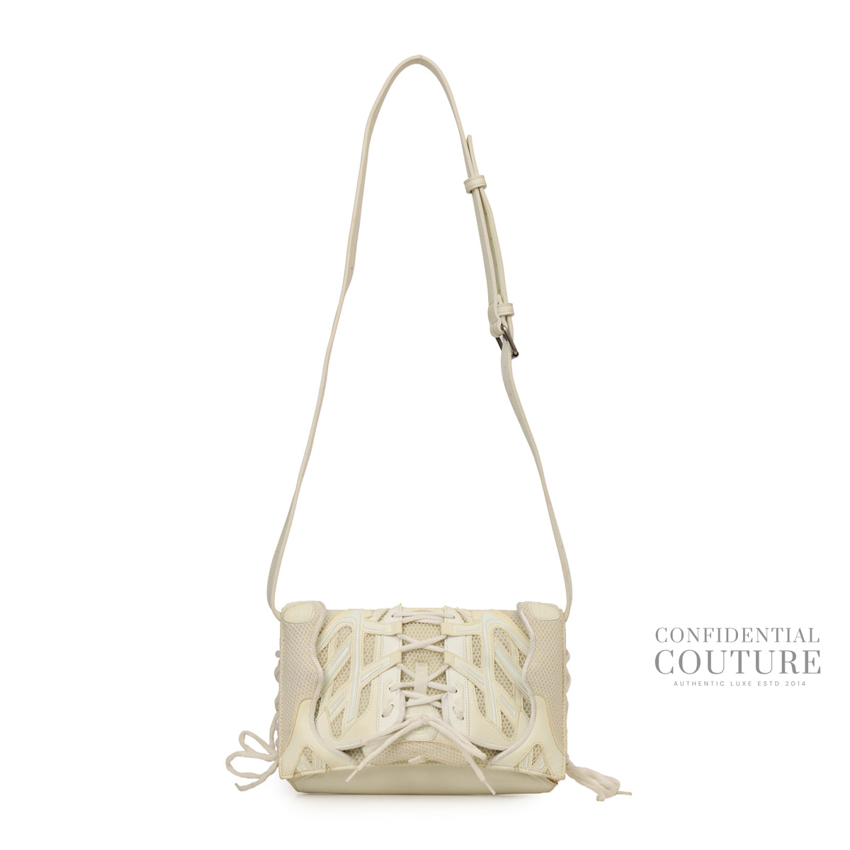 Off-White Small SneakerHead Flap Crossbody Bag