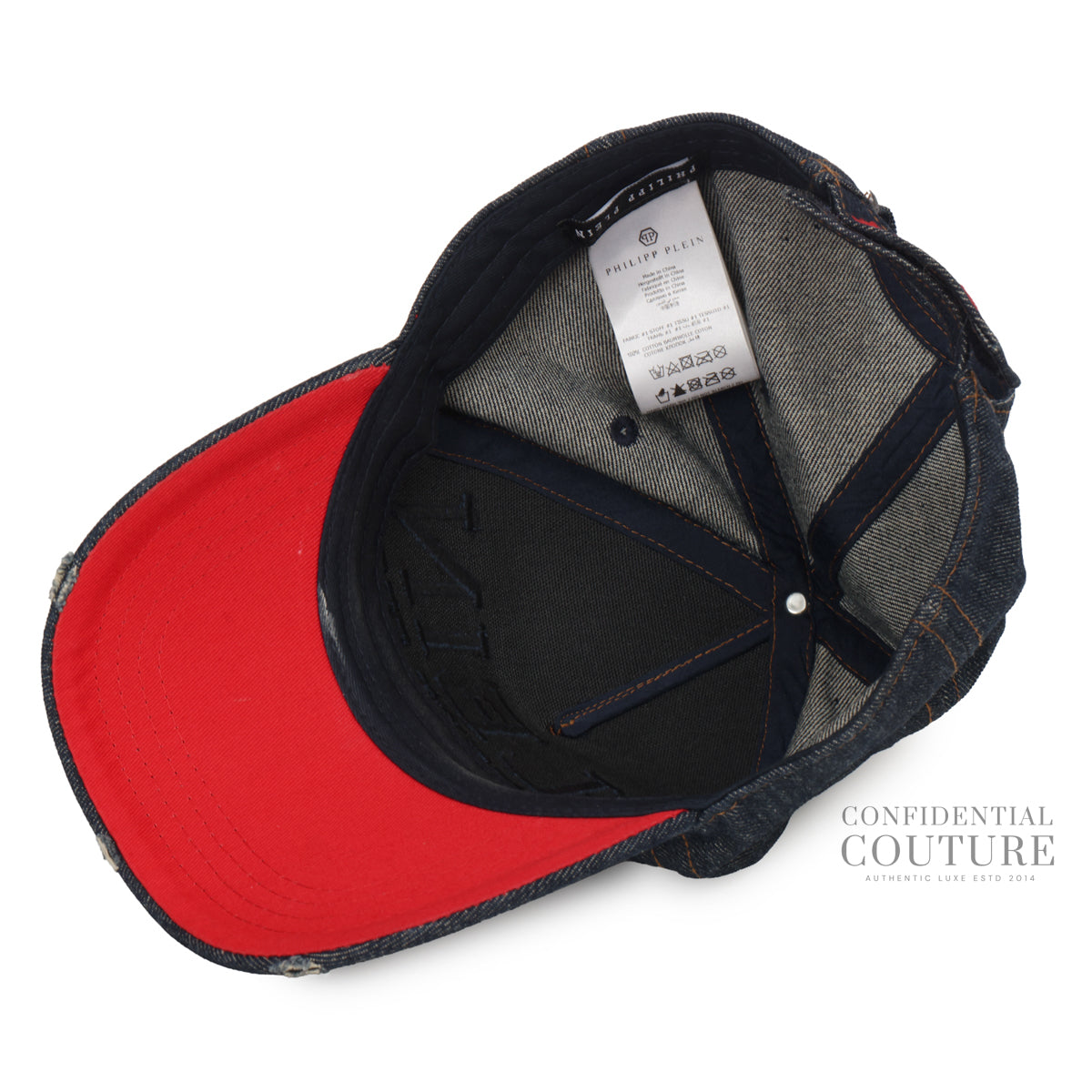 Blue Denim Baseball Cap- One Size