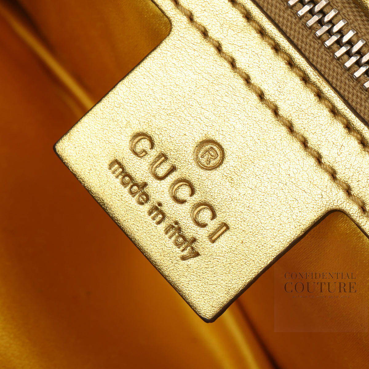 Gold Sequin Marmont Small Shoulder Bag