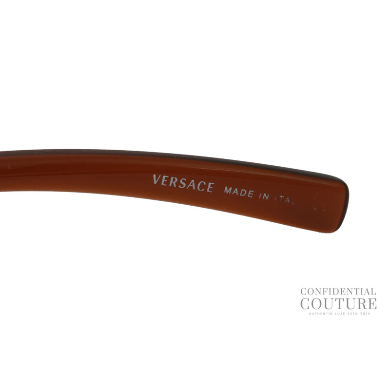 Women versace 101 13 brown acetate sunglasses price