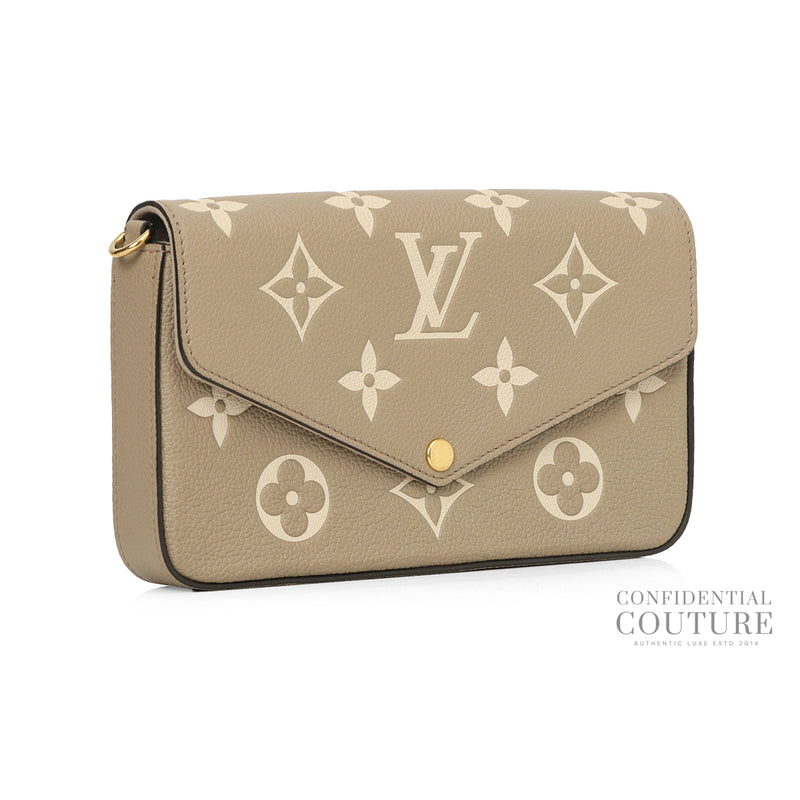 Louis vuitton tourterelle crème felicie pochette price