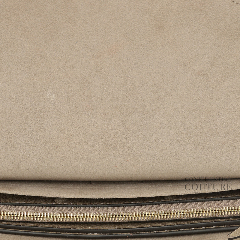 Pre-loved Louis Vuitton Tourterelle / Crème Felicie Pochette