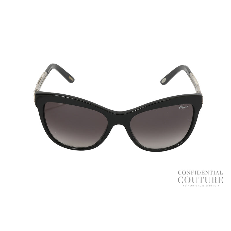 Pre loved Chopard Black Gradien SCH 189S Cat Eye Sunglasses