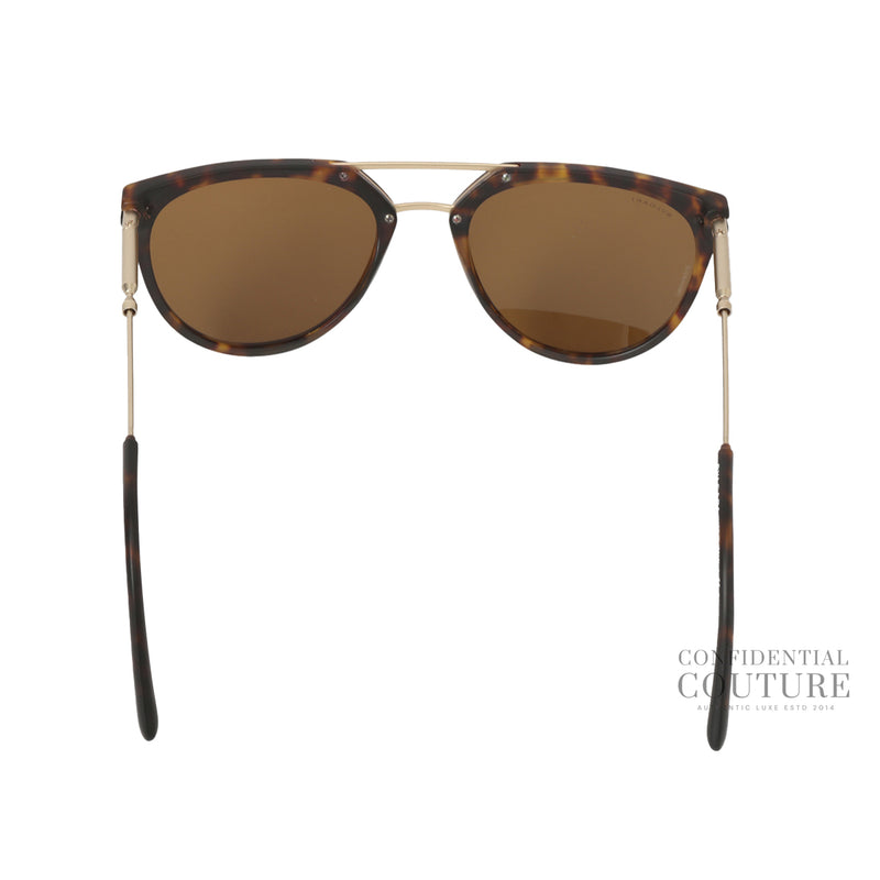 Bvlgari brown tortoiseshell pilot sunglasses sale